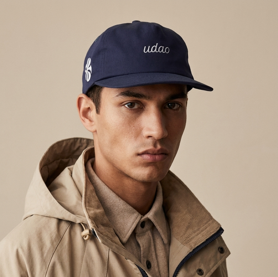Casquette Brodée — Bleu Marine
